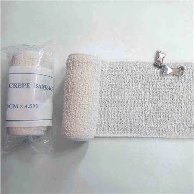 Bendaggio in crepe per distorsione alla caviglia